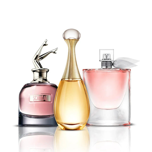 Set di 3 profumi | Scandal, J'adore i La Vie Est Belle (100 ml)